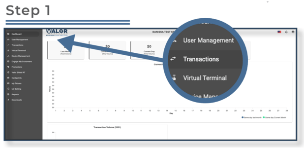 Capture a PreAuth in the Portal- Step 1