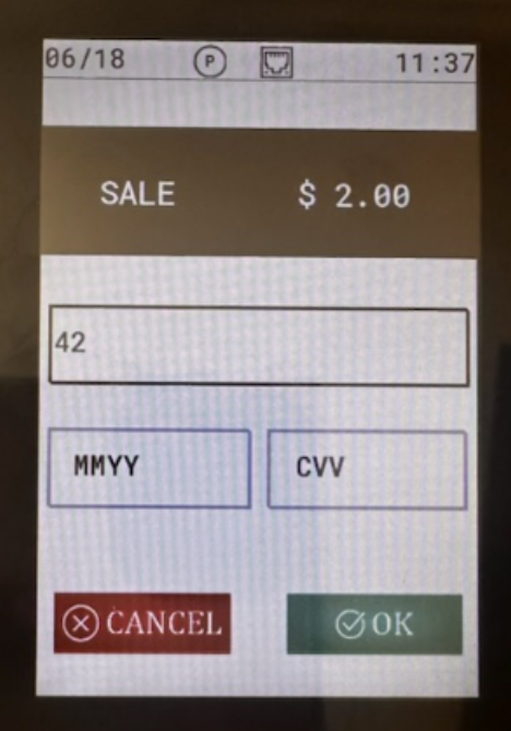 Manual Enter for valor Terminal Pinpad-Step 3_KB Media