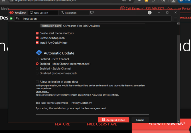POS+ On Prem Installation- Anydesk 12_Kb Media