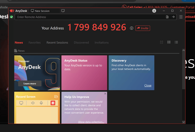 POS+ On Prem Installation- Anydesk 24_Kb Media