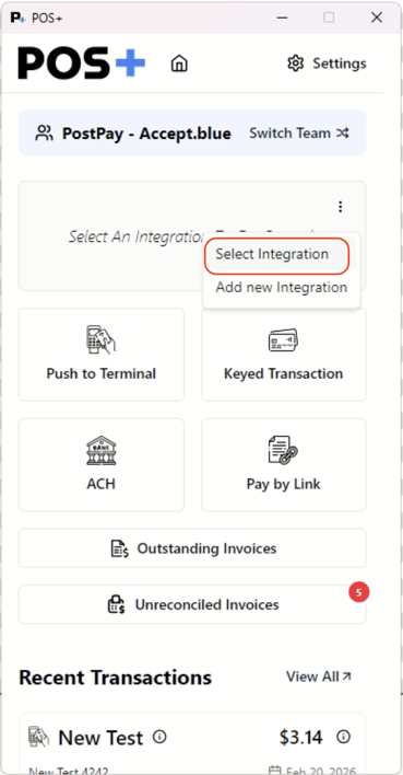 POS+ On Prem Installation- Select integration 2- Kb Media